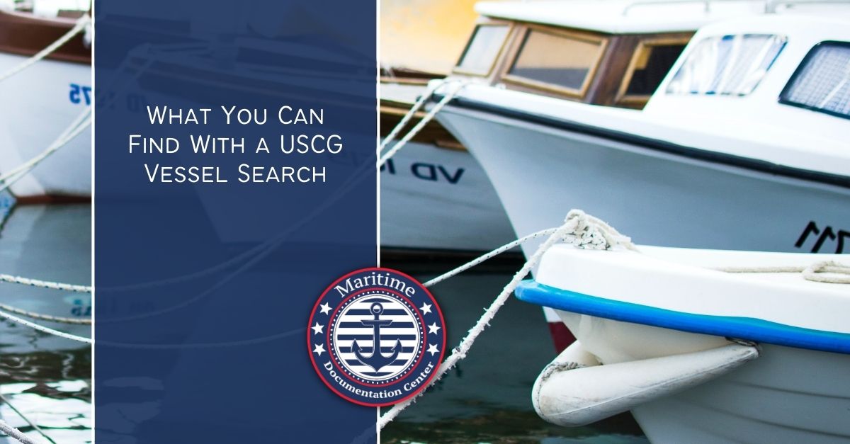 What You Can Find With A USCG Vessel Search