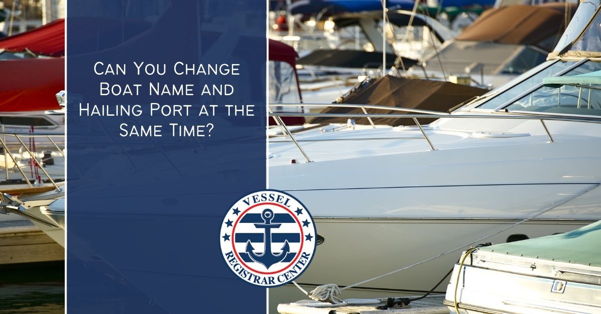 Change Boat Name Can Both Be Changed at the Same Time?