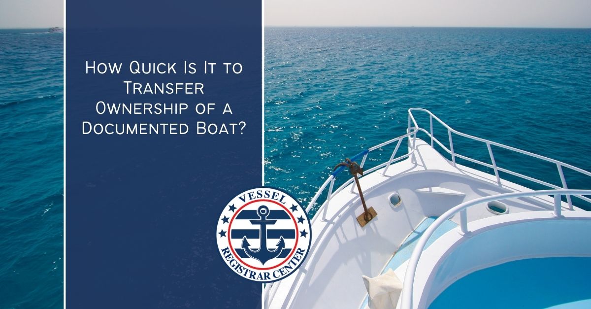 Coast Guard Documentation Center Transferring Ownership