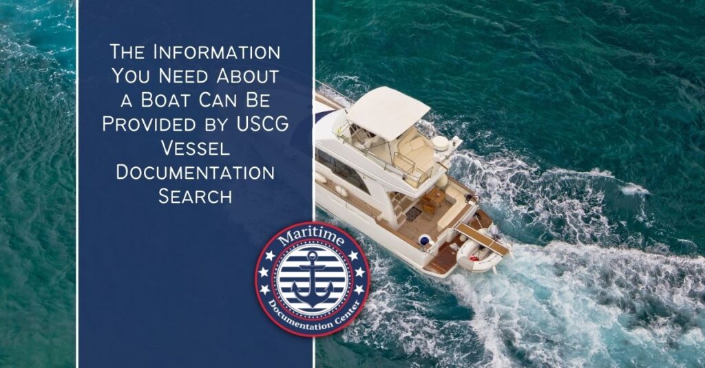 USCG vessel documentation search