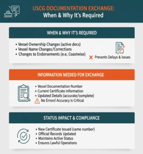 Exchange of USCG Documentation