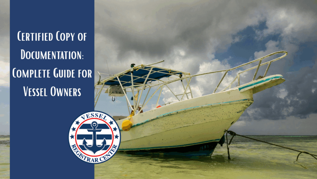 Certified Copy of Documentation