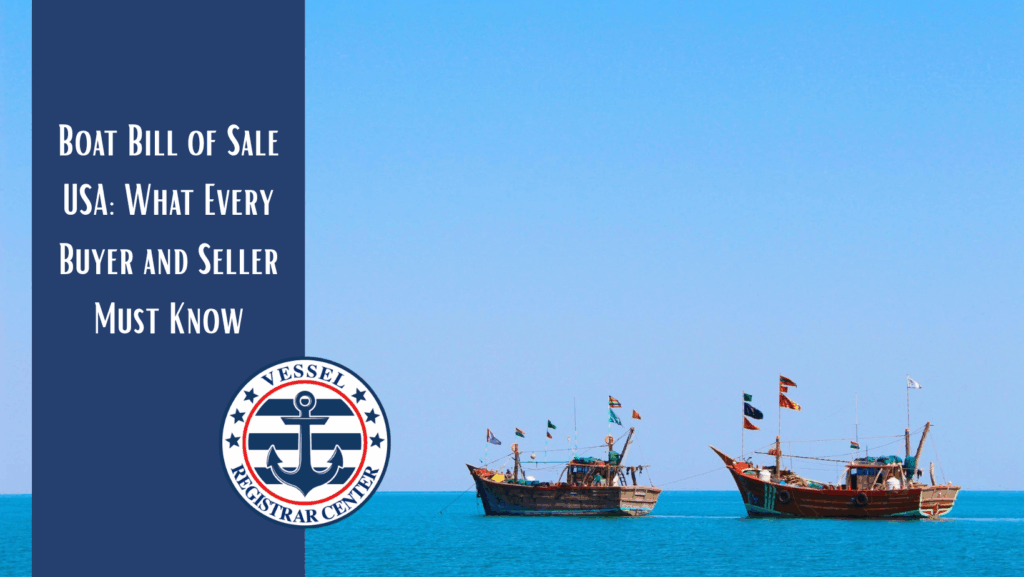 Boat Bill of Sale Form